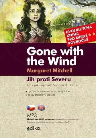 Zjednodušené čítanie Jih proti Severu B1/B2 - Gone with the Wind - Margaret Mitchell