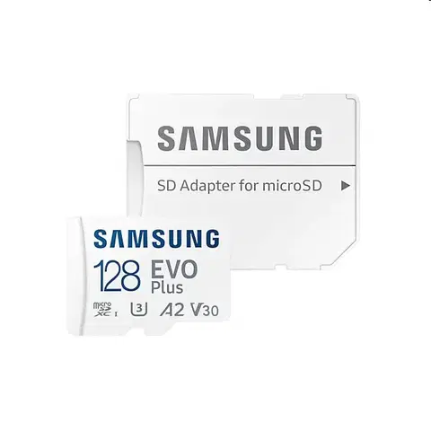 Pamäťové karty Samsung EVO Plus Micro SDXC 128GB (2021) + SD adaptér