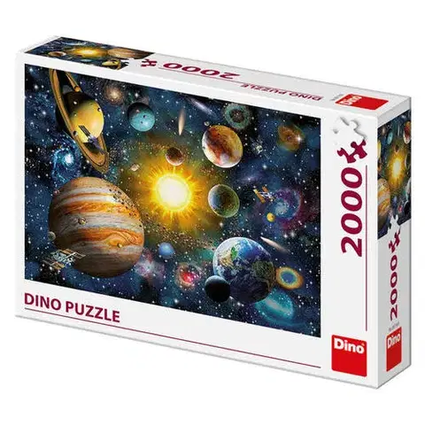 2000 dielikov Dino Toys Puzzle Slnečná sústava 2000 Dino