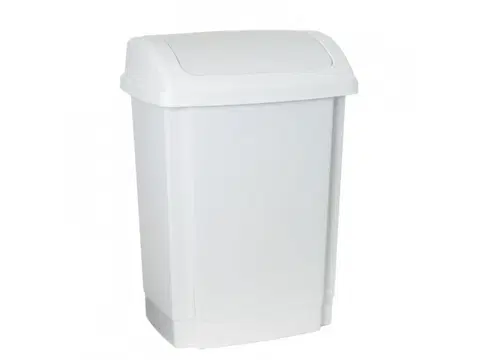 Odpadkové koše MAKRO - Kôš na odpad SWING 15l biely