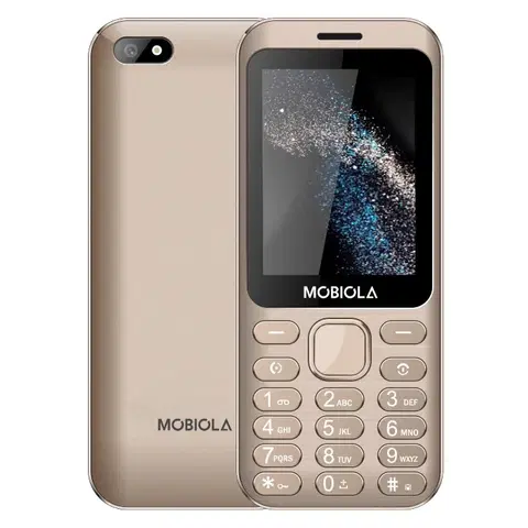 Mobilné telefóny Mobiola MB3200i, Dual SIM, Gold, zlatá