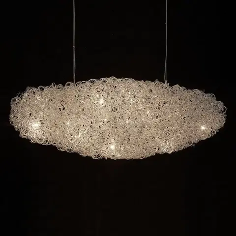 Závesné svietidlá Holländer Skvostné závesné LED svietidlo Dirigibile