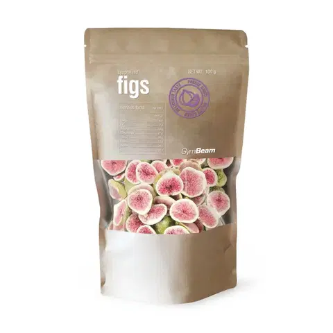 Sušené ovocie GymBeam Lyophilized figs 100 g