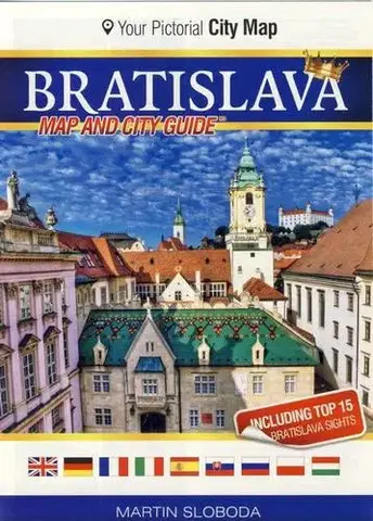 Sprievodcovia, mapy - ostatné Bratislava mapa mesta - Martin Sloboda