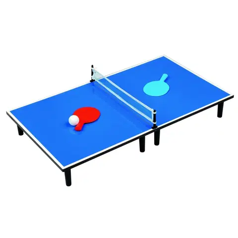 Drevené hračky Bino Stolný tenis modrá, 80 x 45 x 11 cm