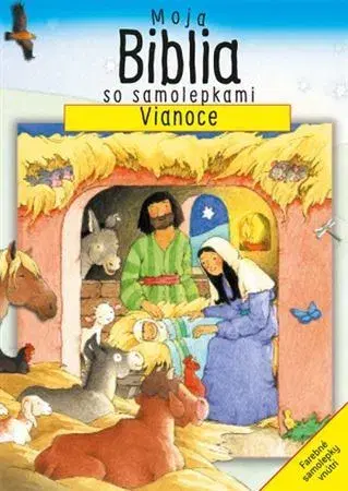 Náboženská literatúra pre deti Moja Biblia so samolepkami Vianoce - Wrightová Sally Ann