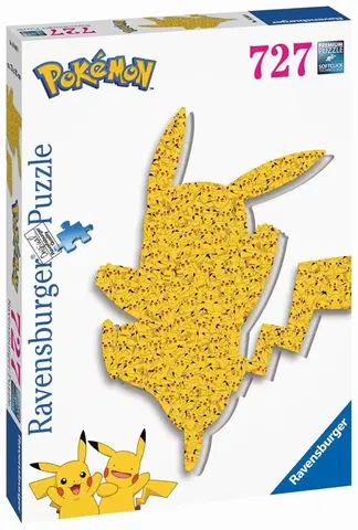 Hračky puzzle RAVENSBURGER - Pokémon Pikachu silueta 727 dielikov