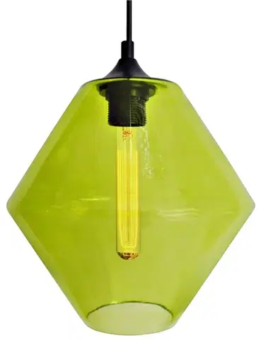 LED osvetlenie Závesná lampa BREMEN vrátane žiarovky Candellux Zelená