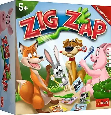 Hračky spoločenské hry pre deti TREFL - Hra - Zig Zap
