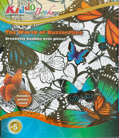 V cudzom jazyku Kiddo - The World of Butterflies with Glitter