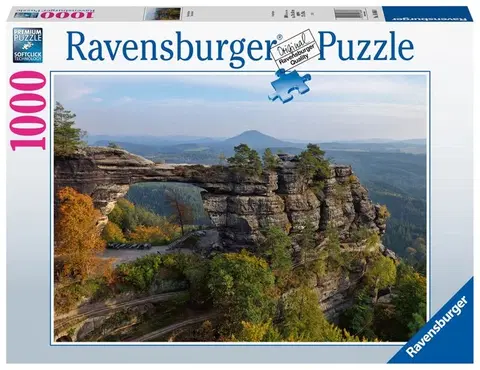 Hračky puzzle RAVENSBURGER - Česká kolekcia: Pravčická brána 1000 dielikov
