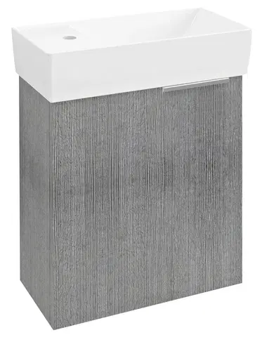 Kúpeľňa SAPHO - LATUS IX umývadlová skrinka 44x50x22cm, dub strieborný LT090-1111