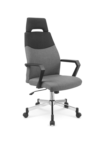 Kancelárske stoličky HALMAR Olaf kancelárska stolička s podrúčkami sivá / čierna