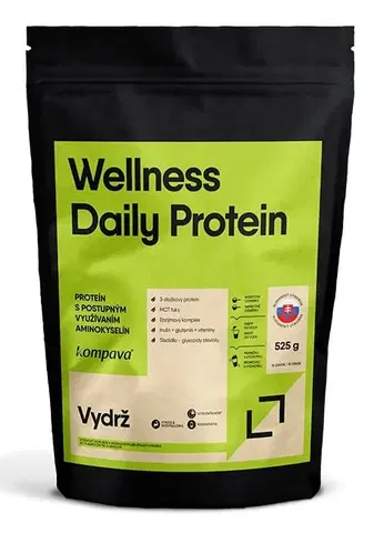 Proteíny pre ženy Wellness Daily Protein - Kompava 525 g Natural