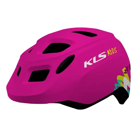 Helmy a prilby na in-line Detská cyklo prilba Kellys Zigzag 022 Pink - S (50-55)