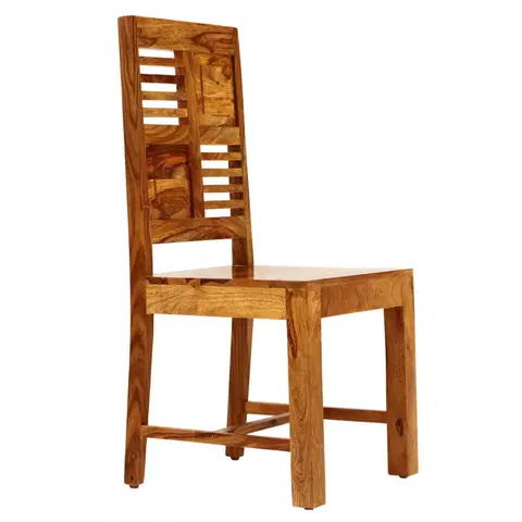 Jedálenské stoličky Stolička Tara z indického masívu palisander