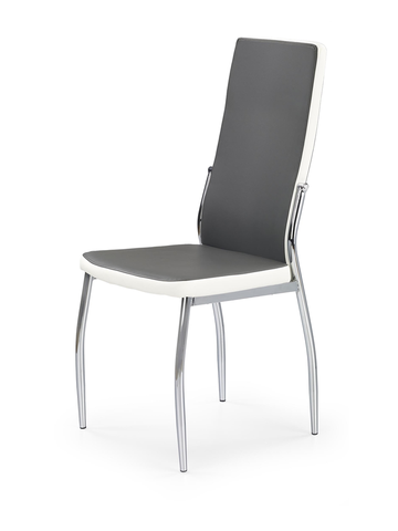 Jedálenské stoličky HALMAR K210 jedálenská stolička sivá / biela