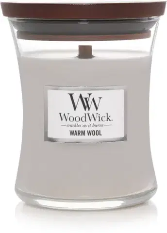 Stredná sviečka WoodWick WoodWick sviečka stredná Warm Wool