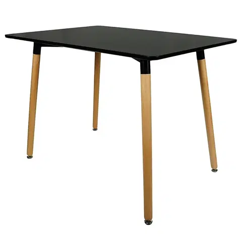Jedálenské stoly Stôl Bergen 100 čierna