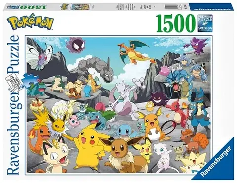 1500 dielikov Ravensburger Puzzle Pokémon 1500 Ravensburger