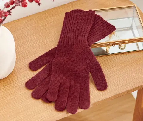 Gloves & Mittens Pletené rukavice s vlnou