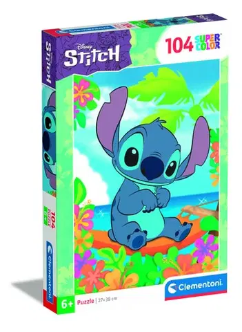 Od 100 dielikov Puzzle Disney: Stitch 104 Clementoni