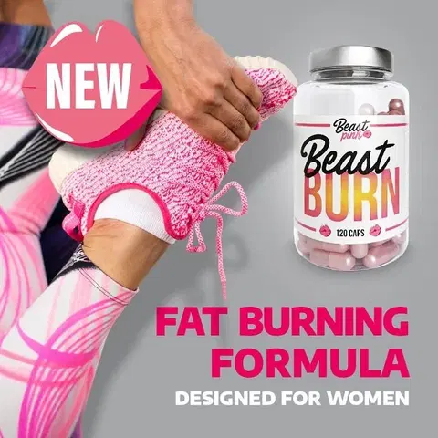 Spaľovače tuku pre ženy Beast Burn - Beast Pink 120 kaps.