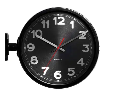 Hodiny Dizajnové nástenné hodiny 5503BK Karlsson 31cm