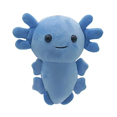 Plyšové hračky COZY NOXXIEZ - Axolotl modrý - plyšový vodný dráčik plyšový 21 cm