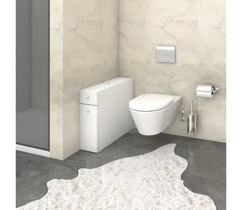 Kúpeľňové skrinky  Kúpeľňová skrinka SMART 60x55 cm biela 