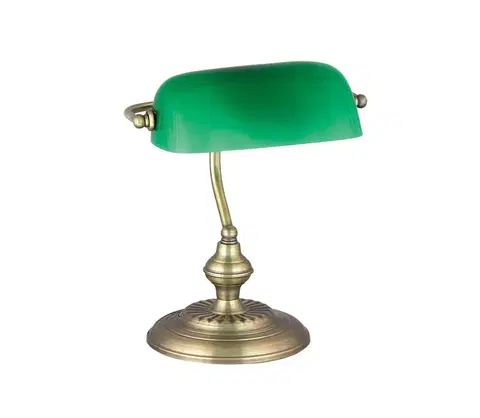 Lampy Rabalux Rabalux 4038 - Stolná lampa BANK 1xE27/60W/230V 