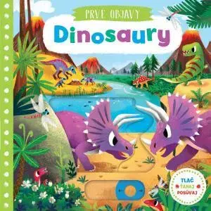 Leporelá, krabičky, puzzle knihy Dinosaury - Prvé objavy