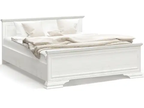 Postele NABBI Igins LB-160 manželská posteľ s roštom 160x200 cm sosna Andersen