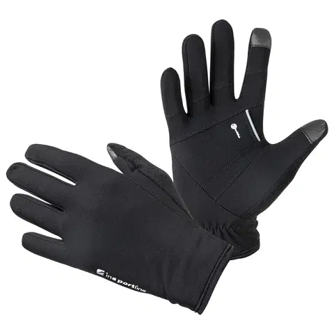 Zimné rukavice Bežecké rukavice inSPORTline Vilvidero čierna - S