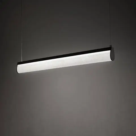 Závesné svietidlá Slamp Slamp Modula LED závesné svietidlo, kryštál, čierna