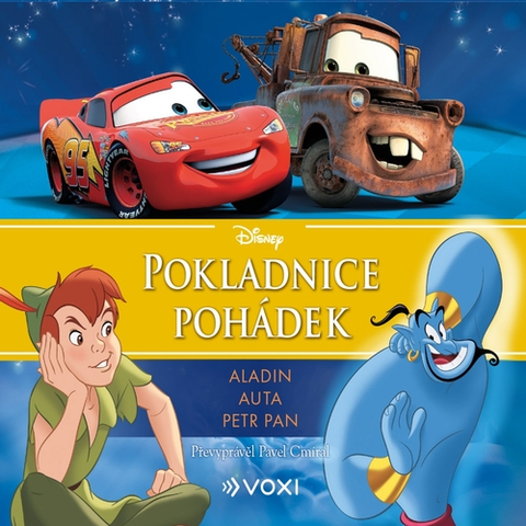 Pre deti a mládež Voxi Disney - Aladin, Auta, Petr Pan