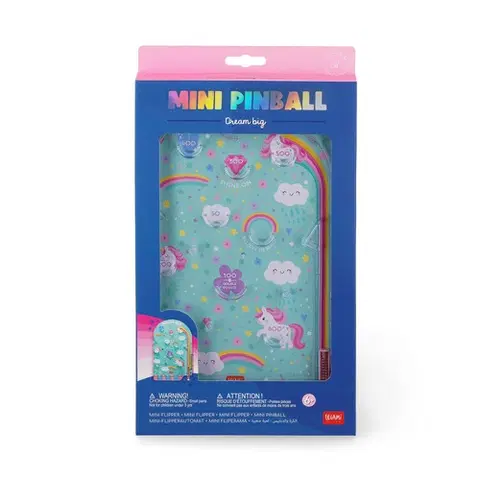 Technické hračky Legami Legami Mini prenosný Pinball Unicorn