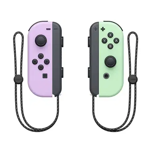 Príslušenstvo k herným konzolám Ovládače Nintendo Joy-Con Pair, pastelová fialovápastelová zelená HAC-A-JAWAF