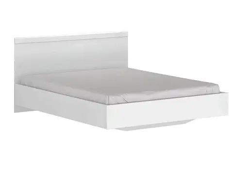 Postele KONDELA Lindy manželská posteľ 160x200 cm biela