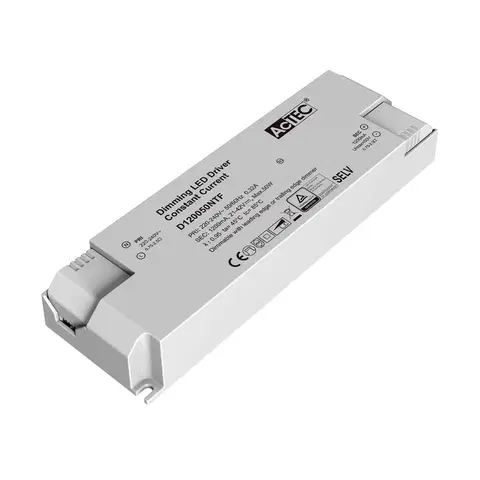 Napájacie zdroje s konštantným prúdom AcTEC AcTEC Triac LED budič CC max. 50W 1 200mA