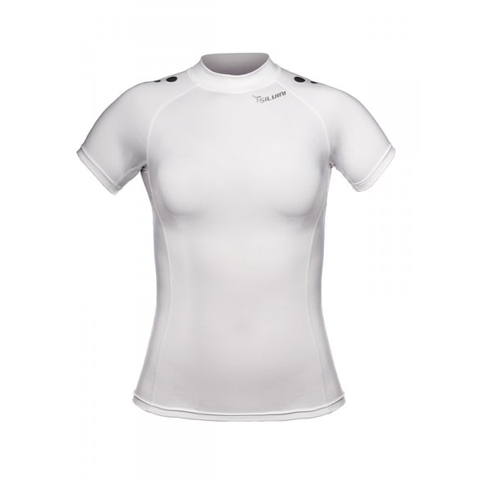 Dámske tričká Dámske kompresné tričko SILVINI Compresso WD264 biela - XL