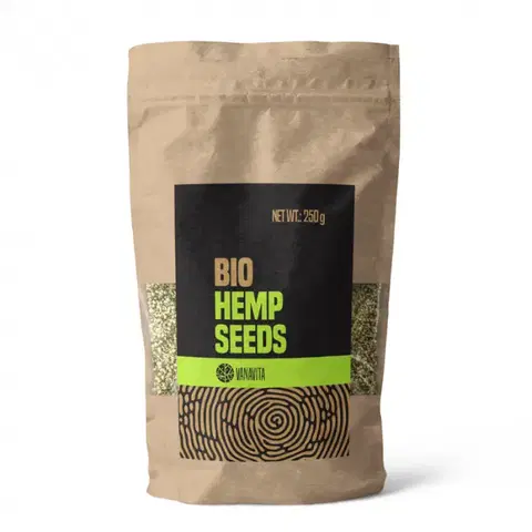 Orechy a semienka VanaVita BIO Konopné semienka - lúpané 250 g