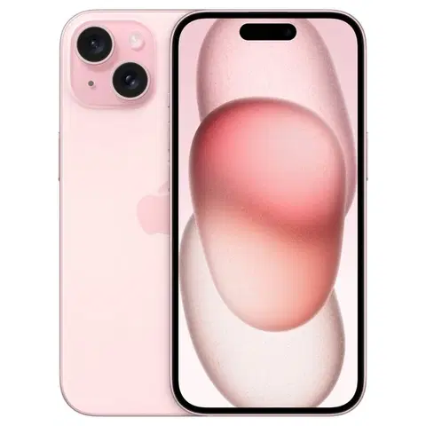 Mobilné telefóny Apple iPhone 15 128GB, pink MTP13SXA