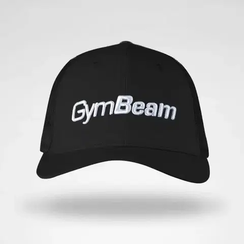 Šiltovky a čiapky GymBeam Šiltovka Mesh Panel Cap Black  uni
