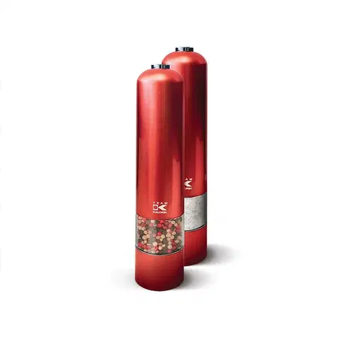 Mlynčeky elektrické Kalorik PSGR 1050 R sada mlynčekov na soľ a korenie 2 ks, červená
