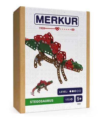 Stavebnice Merkur Stavebnica Merkur DINO - Stegosaurus, 172 dielov