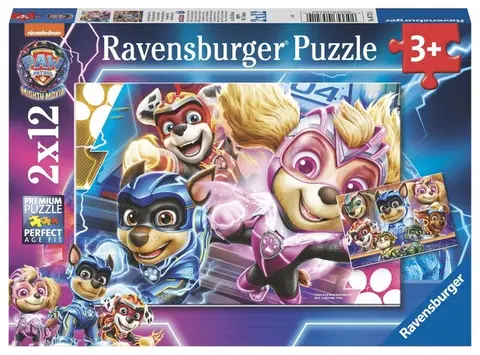 Hračky puzzle RAVENSBURGER - Tlapková patrola vo veľkom filme 2x12 dielov