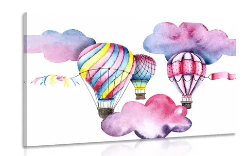 Detské obrazy Obraz balóniky vo vetre