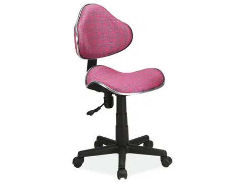 Kancelárske stoličky Signal Kancelárska stolička Q-G2 vzor ruže