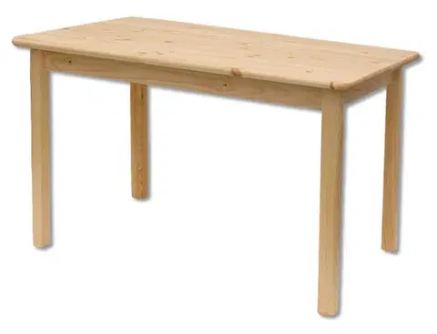 Jedálenské stoly ST104 Jedálenský stôl 120x60 cm, prírodná borovica